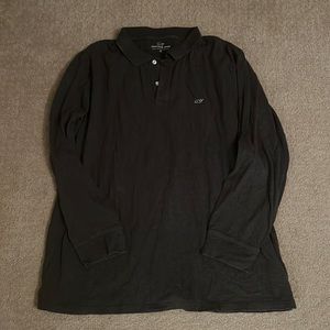 Mens long sleeve polo